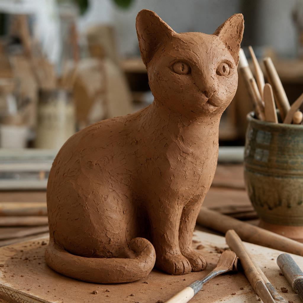 Фигурка кота